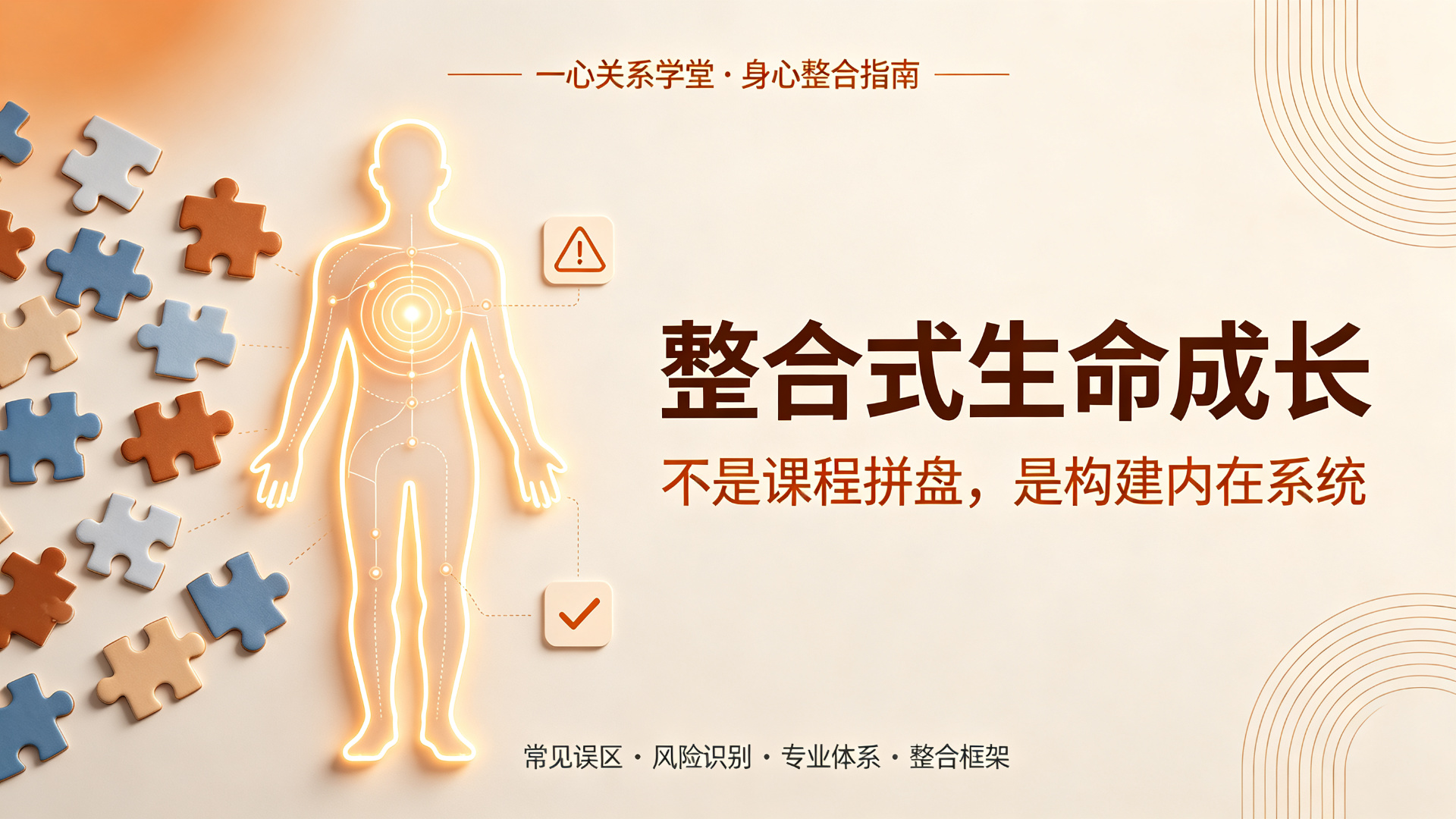 一心关系学堂 - 整合式生命成长的常见误区：为什么学了那么多方法，依然活不出想要的人生？