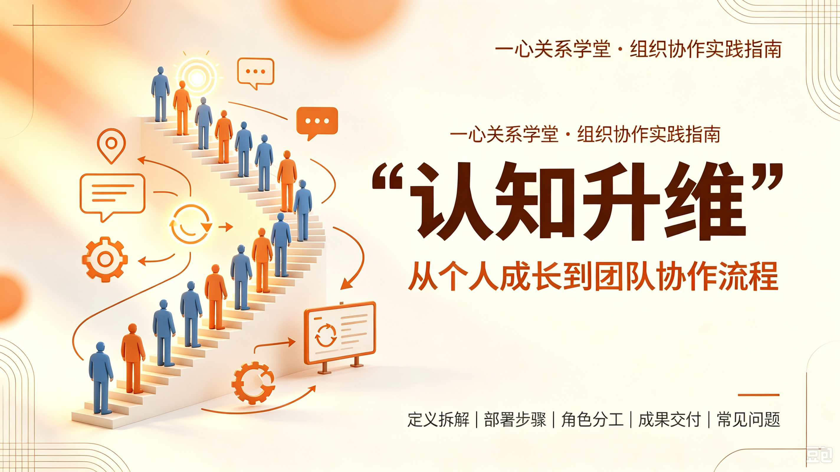 一心关系学堂 - 认知升维的团队落地步骤：从概念到协作执行的五步框架
