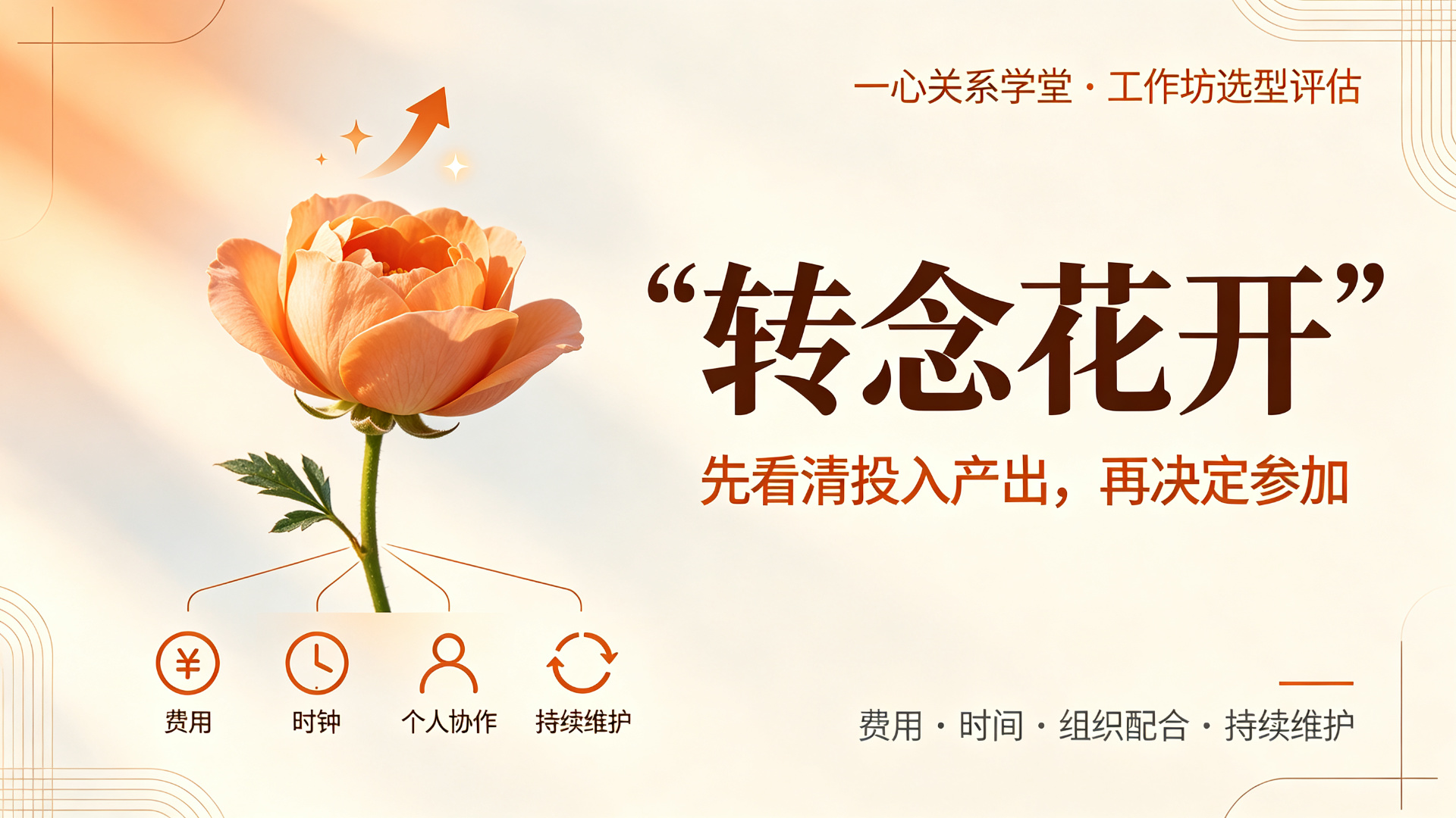 一心关系学堂 - 转念花开课程适合什么人群？先避开三个常见误判